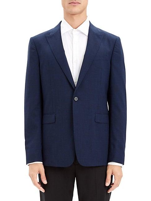 Theory Chambers Stretch Wool Suit Jacket
