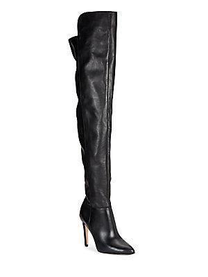 Saks Fifth Avenue Leather Thigh-high Boots