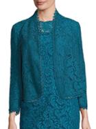 Escada Lace Open Front Jacket