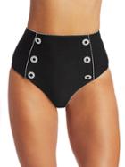 Jonathan Simkhai Button High-waist Bikini Bottom