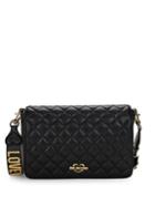 Love Moschino Logo Strap Diamond Quilted Crossbody Bag