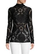 Alice Mccall Embroidered Long-sleeve Top