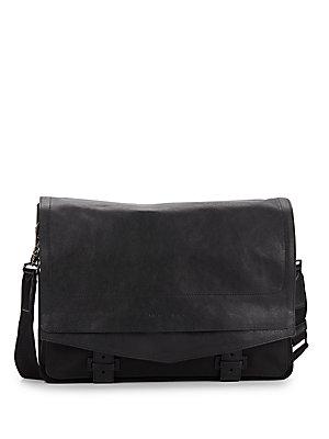 Proenza Schouler Leather & Canvas Messenger Bag