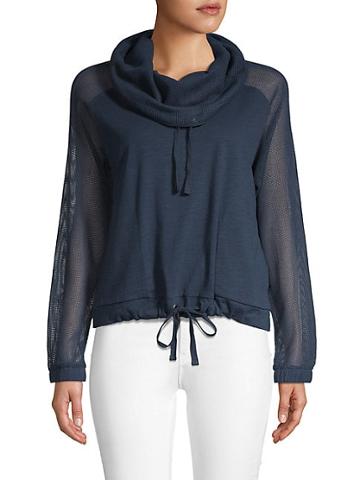 Atwell Serene Mesh Cowl Pullover