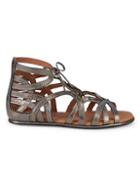 Gentle Souls Leather Ghillie D'orsay Flat Sandals