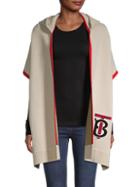 Burberry Football Cashmere Hooded Scarf