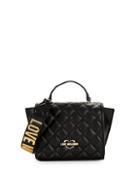 Love Moschino Quilted Leather Crossbody Bag