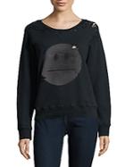 Mother The Square Graphic Cotton Sweatshirt