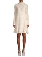See By Chlo Lace Jersey Shift Dress