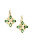 Temple St. Clair Quad 18k Yellow Gold Earrings