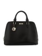 Versace Collection Logo Leather Top Handle Bag