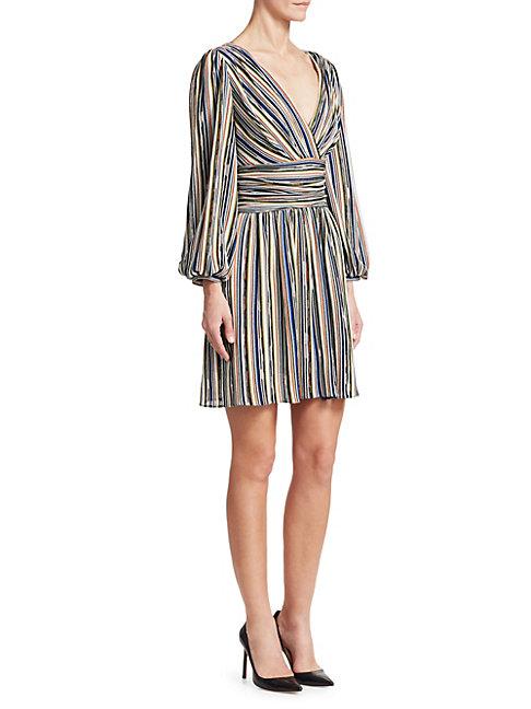Missoni Stripe Long-sleeve A-line Dress