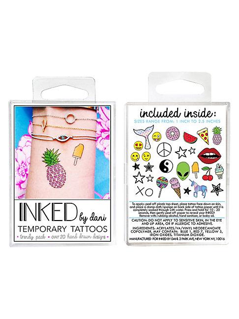 Inked By Dani Temporary Tattoos Trendy Pack