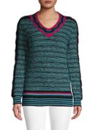 M Missoni Tonal Knit Wool-blend Sweater