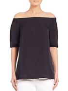 Theory Joscla Off-the-shoulder Top