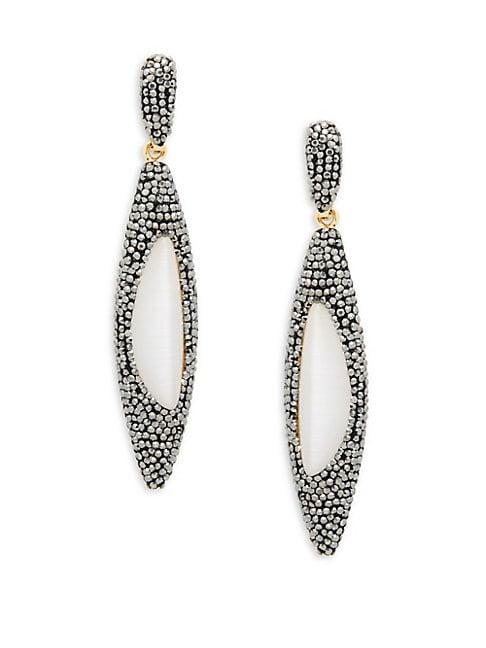 Panacea Crystal & Lucite Luxe Linear Drop Earrings