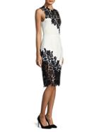 Alice + Olivia Margy Lace-trimmed Dress
