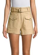 Moon River Casual Belted Shorts