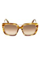 Tom Ford Eyewear Marissa 52mm Honey Square Sunglasses
