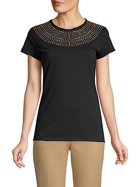 Valentino Embellished Cotton Top
