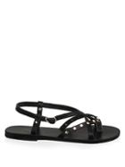 Ancient Greek Sandals Strappy Leather Flat Sandals