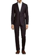 Canali Solid Woven Suit