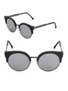 Super By Retrosuperfuture Ilaria Zero 53mm Clubmaster Sunglasses