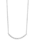 Kc Designs Diamond And 14k White Gold Modern Curve Bar Necklace