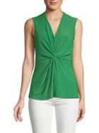 Donna Karan Twisted Sleeveless Top