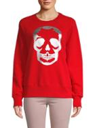 Zadig & Voltaire Skull Graphic Cotton Sweatshirt