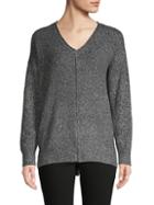 Solutions Heathered High-low Sweater
