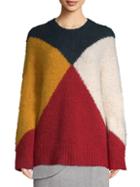 Derek Lam Crewneck Colorblock Sweater