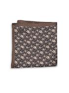 Eton Floral-print Raw Silk Pocket Square