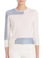 Escada Knit Colorblock Top