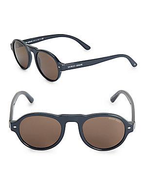 Giorgio Armani 47mm Round Sunglasses