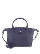 Longchamp Le Pliage Cuir Leather Small Top Handle Bag