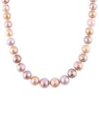 Masako 12-15mm Pink Pearl And 14k White Gold Necklace