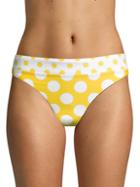 La Blanca Swim Reversible Dot-print Hipster Bikini Bottom