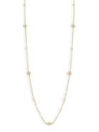 Freida Rothman Classic Cubic Zirconia And Sterling Silver Four Point Station Wrap Necklace