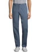 Theory Flat-front Stretch-cotton Pants