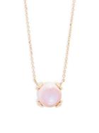Anzie Dew Drop 14k Yellow Gold & Pink Mother-of-pearl Pendant Necklace