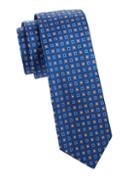 Saks Fifth Avenue Square Print Silk Tie