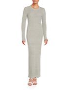 Helmut Lang Cashmere Long Sleeve Gown