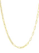 Chloe & Madison 14k Goldplated Sterling Silver Paperclip Chain Necklace