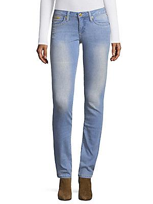 Robin's Jean Faded Embroidered Jeans