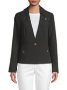 Laundry By Shelli Segal Classic Crepe Jacket