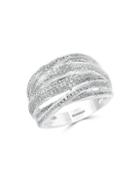 Effy Diamond And Silver Band Ring
