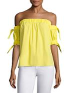Milly Bow Off-the-shoulder Top
