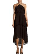 Cynthia Steffe Lilly Tiered Halter Dress
