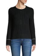 Raffi Cable-knit Cashmere Sweater